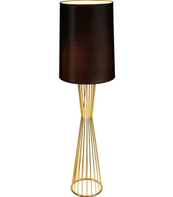Lampa podłogowa FILO-1 czarno - złota 145 cm (MF1235) - Step into Design