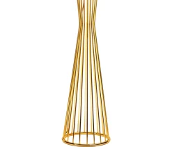Lampa podłogowa FILO-1 czarno - złota 145 cm (MF1235) - Step into Design