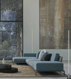 Lampa podłogowa Flow czarna (MOD147FL-L20BK1) - Maytoni