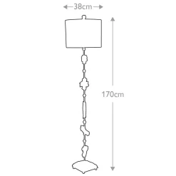 Lampa podłogowa Fragment (FB-FRAGMENT-FL-G) - Elstead Lighting