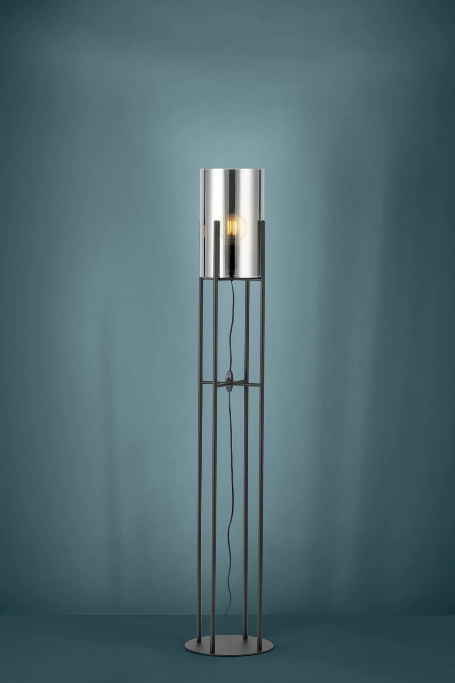 Lampa Podłogowa GLASTONBURY czarna (43142) - EGLO