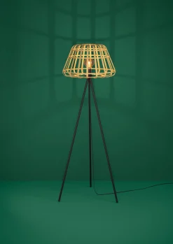 Lampa Podłogowa MONTEZUELO czarna (390155) - EGLO