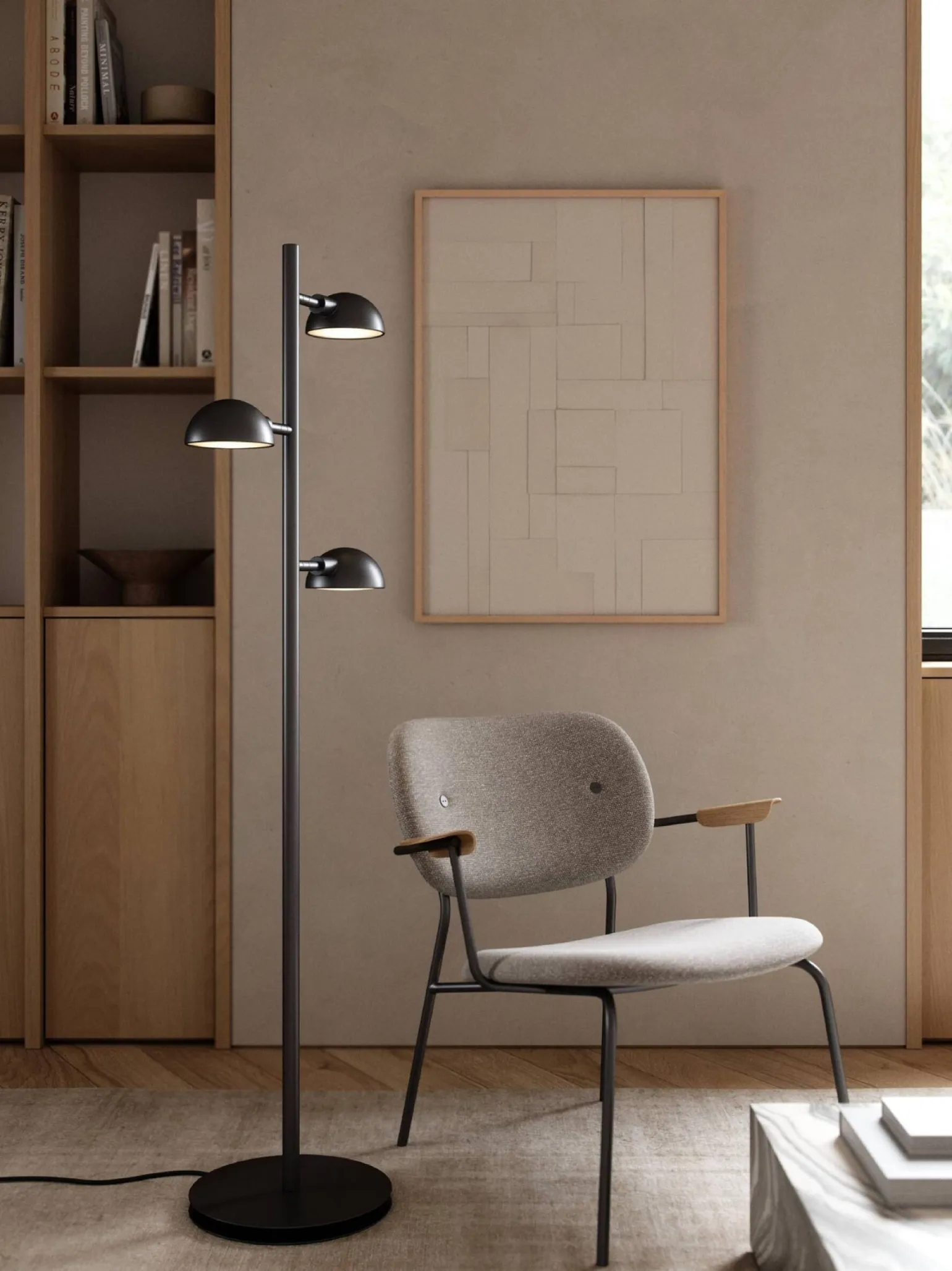 Lampa podłogowa NOMI Nordlux E14 3x8W Metal Czarny