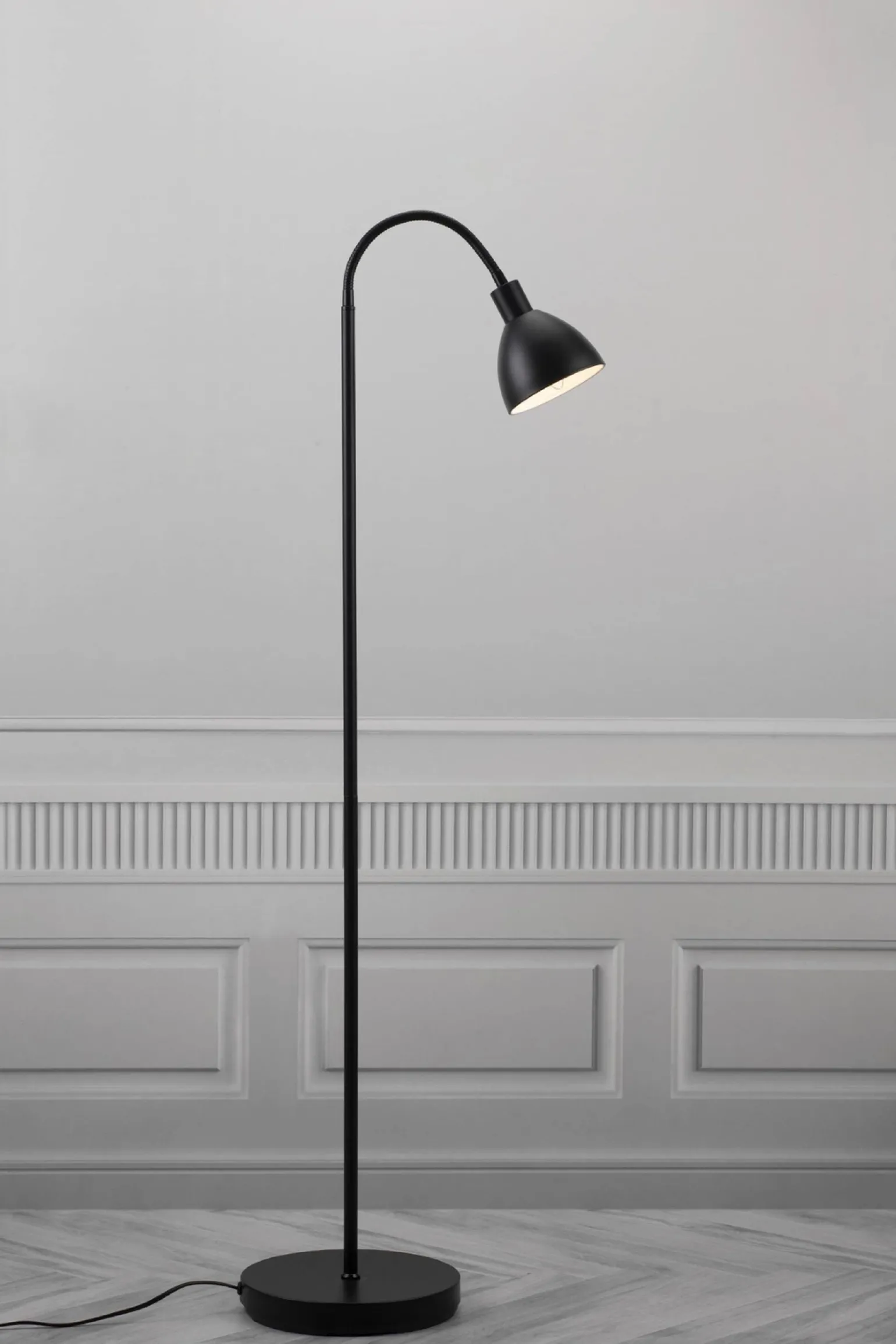 Lampa podłogowa RAY Nordlux E14 40W Metal Czarny