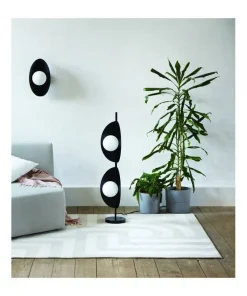 Lampa podłogowa SALLO F czarna (SAF222P1) - Ummo