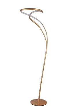 Lampa podłogowa TWIST FLOOR 3-STEP DIMM Złoty (AZ5738) - Azzardo