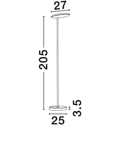 Lampa podłogowa wewnętrzna TRUNCADO (LE44951) - Luces Exclusivas