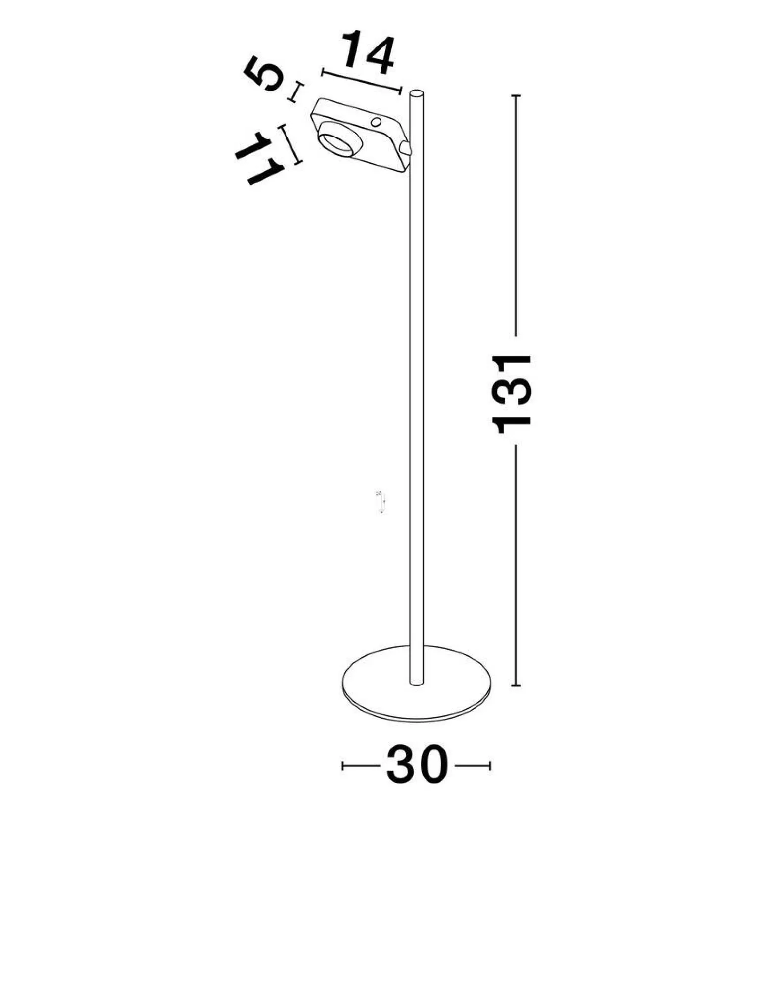 Lampa podłogowa wewnętrzna PARINAS (LE44756) - Luces Exclusivas