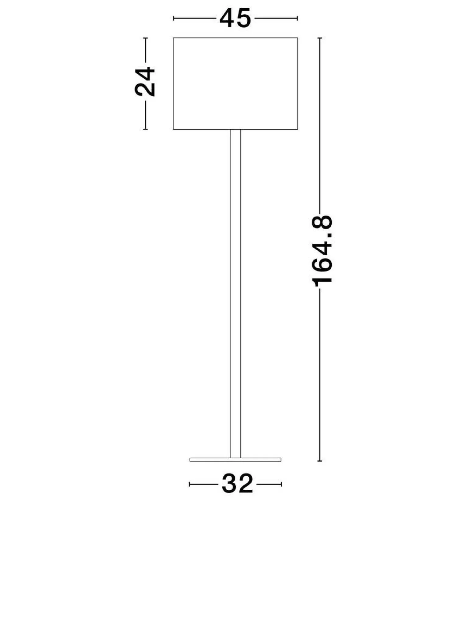 Lampa podłogowa wewnętrzna GUAVIARE (LE44954) - Luces Exclusivas