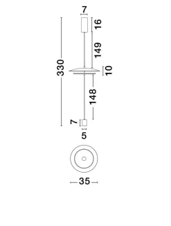 Lampa podłogowa wewnętrzna VITICHI (LE44735) - Luces Exclusivas
