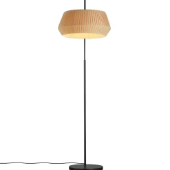 Lampa podłogowa z bawełnianym abażurem DICTE Nordlux E27 60W Tekstylia Beżowy