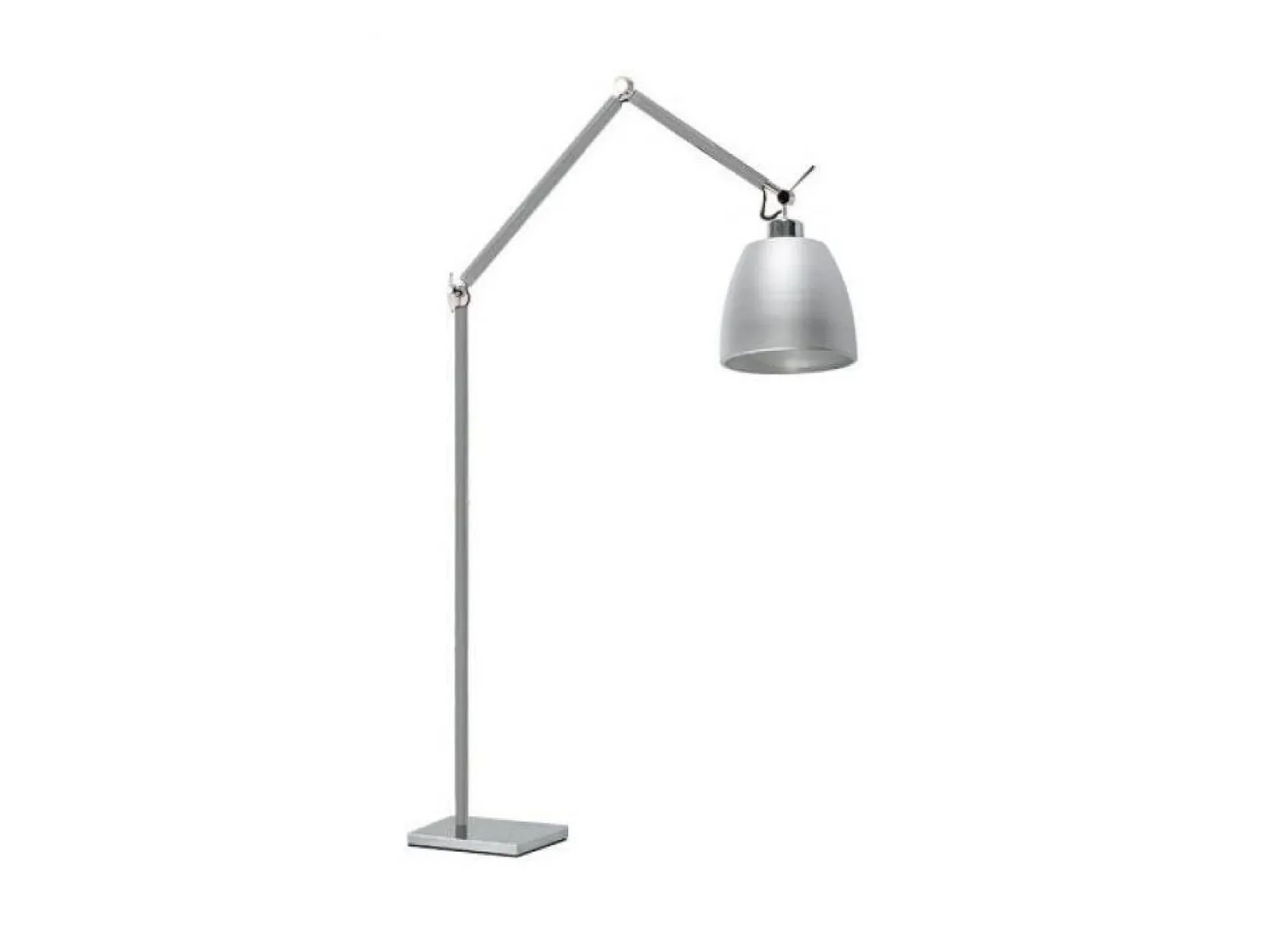 Lampa podłogowa Zyta L Floor stelaż aluminium AZ 2310 + AZ 2596 klosz aluminium - średnica 33 - Azzardo