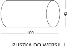 Lampa Schodowa LESEL 008 L (100801309) - Elkim Lighting