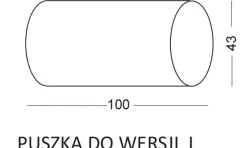 Lampa Schodowa LESEL 009 L (100901109) - Elkim Lighting