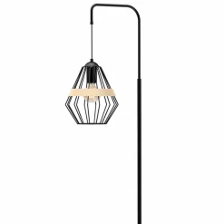 Lampa stojąca CLIFF BLACK 1xE27 (MLP5528) - Milagro