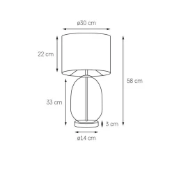 Lampa stojąca SALVADOR BEŻOWY (41043107) - KASPA