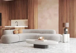 Lampa stojąca SALVADOR BLACK kolor Czarny (41122108) - KASPA