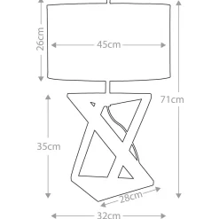 Lampa stołowa Aegeus (AEGEUS-TL) - Elstead Lighting