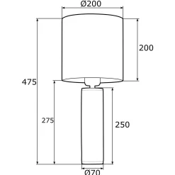 Lampa stołowa ALMADA (4233) - ARGON
