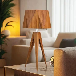 Lampa stołowa Angular (QN-ANGULAR-TL-TEAK) - Quintiesse