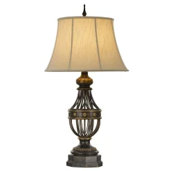 Lampa stołowa AUGUSTINE kol. ANTYCZNY BRĄZ (FE/AUGUSTINE TL) - Feiss- Elstead Lighting
