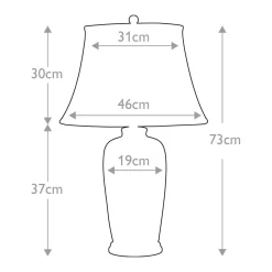Lampa stołowa Blue Traditional (BLUE-TRAD-WP-TL) - Elstead Lighting