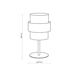 Lampa stołowa CALISTO WHITE (5893) - TK Lighting