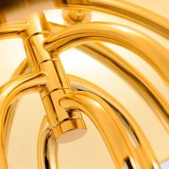 Lampa stołowa DOLCE VITA biało - złota (ST-1602 white) - Step into Design