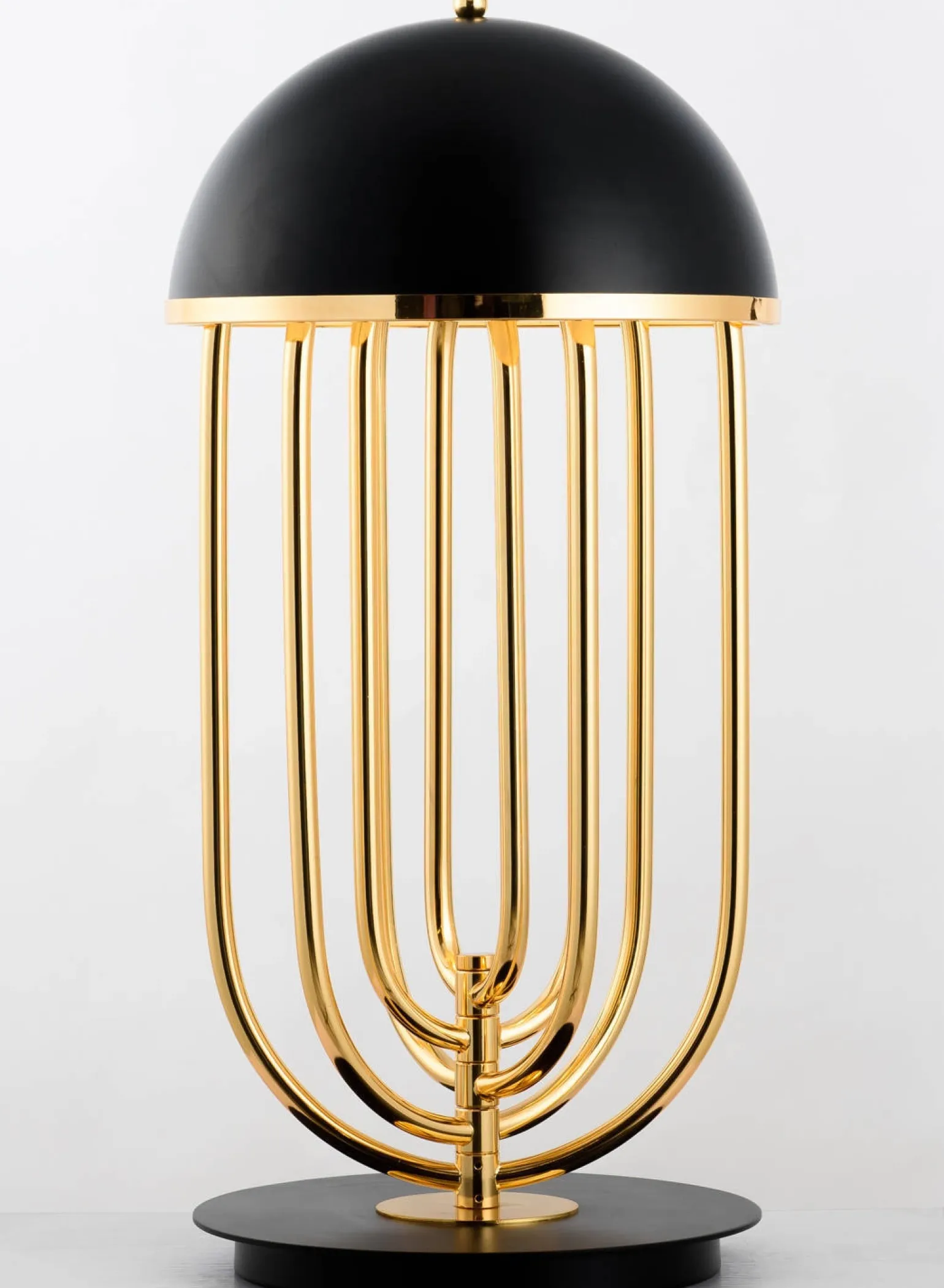 Lampa stołowa DOLCE VITA czarno - złota (ST-1602 black) - Step into Design