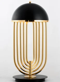 Lampa stołowa DOLCE VITA czarno - złota (ST-1602 black) - Step into Design