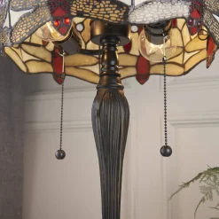 Lampa Stołowa Dragonfly beige (64086) Tiffany