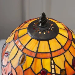 Lampa Stołowa Dragonfly flame (64091) Tiffany