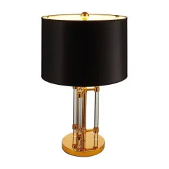 Lampa stołowa EXCLUSIVO czarna 65 cm (DN921) - Step into Design