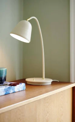 Lampa stołowa FLEUR Nordlux E14 15W Metal Beżowy