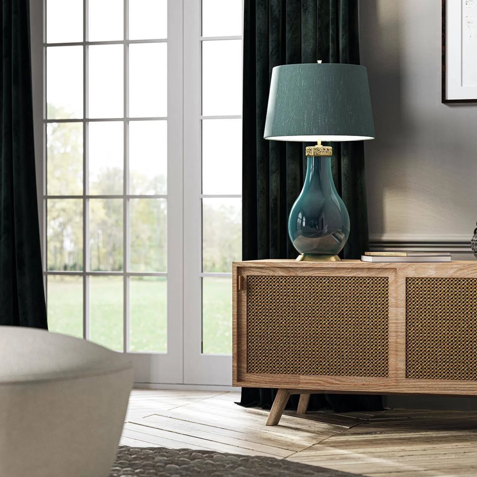 Lampa stołowa Havering - 1 źródło światła (QN-HAVERING-TL) - Quintiesse