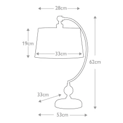 Lampa stołowa Jenkins (QZ-JENKINS-TL-BB) - Elstead Lighting