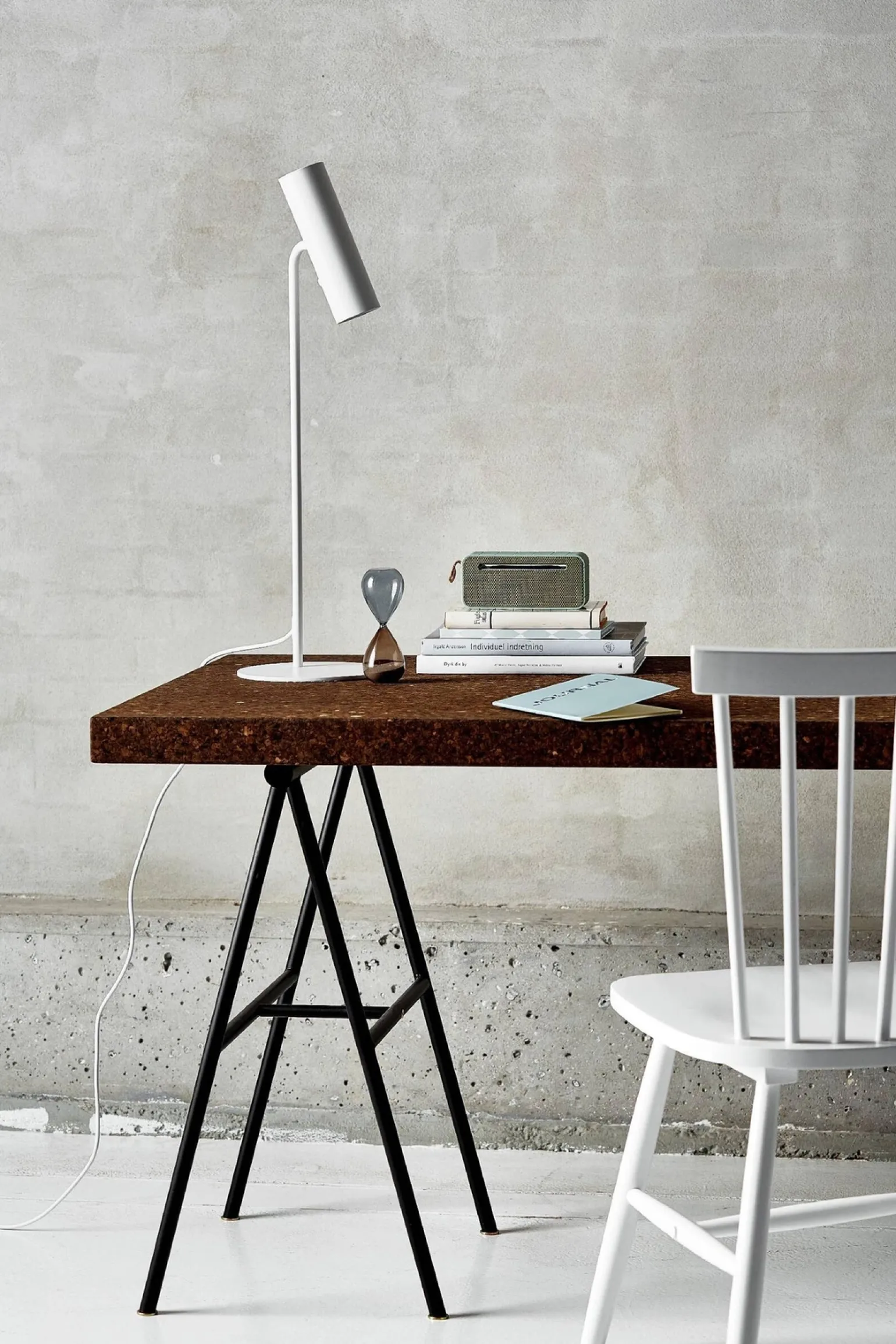 Lampa stołowa MIB Nordlux GU10 8W Metal Biały