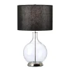 Lampa stołowa Orb (ORB-CLEAR-PN-BLK) - Elstead Lighting