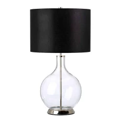 Lampa stołowa Orb (ORB-CLEAR-PN-BLK) - Elstead Lighting