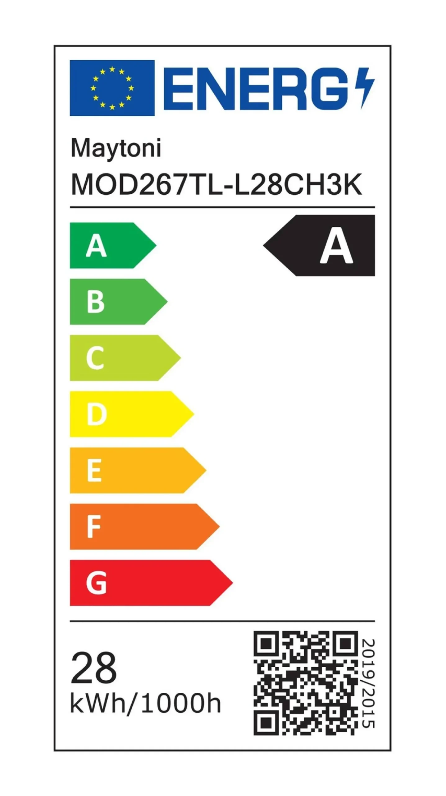 Lampa stołowa Pattern (MOD267TL-L28CH3K) - Maytoni