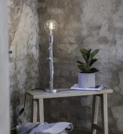 Lampa stołowa RAMO 1L Aluminium (108778) Markslojd