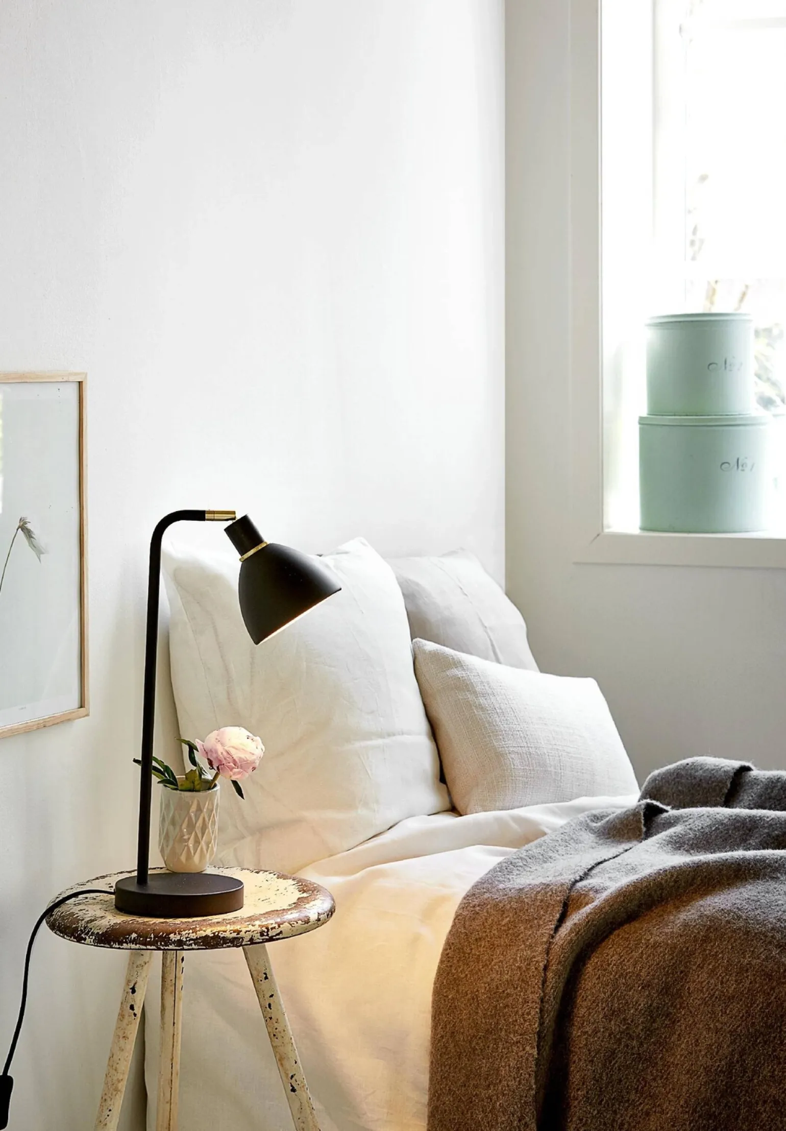 Lampa stołowa RAY Nordlux E14 40W Metal Czarny