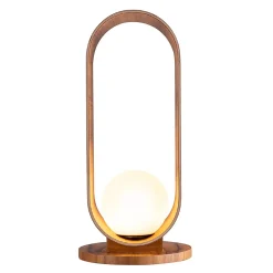 Lampa stołowa Sfera (QN-SFERA-TL-L-TEAK) - Quintiesse