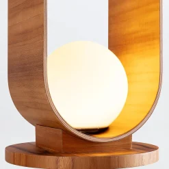 Lampa stołowa Sfera (QN-SFERA-TL-L-TEAK) - Quintiesse