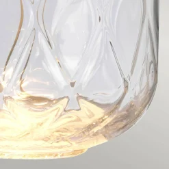 Lampa stołowa Sola - 2 źródła światła - Srebrny abażur (QN-SOLA-TL-L) - Quintiesse