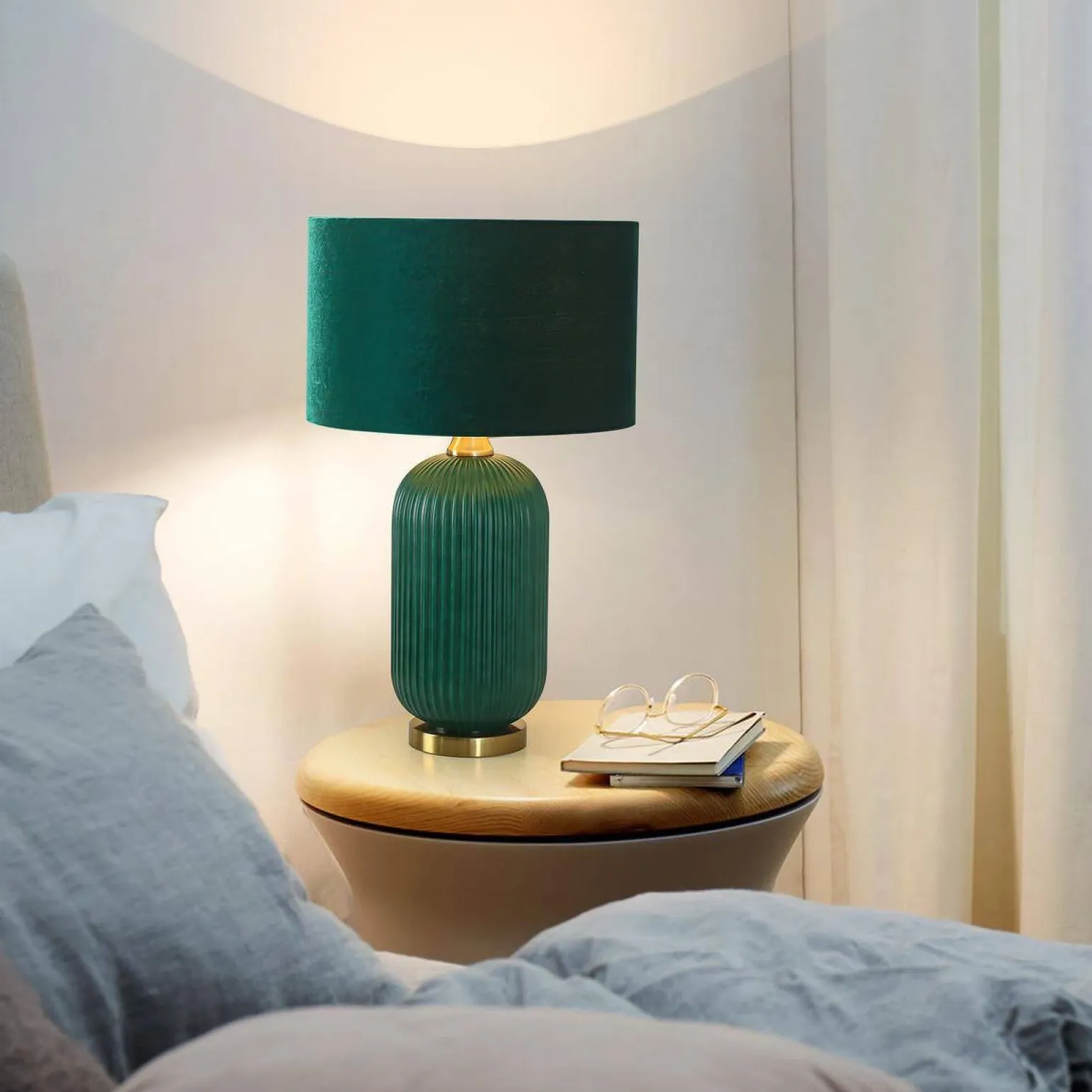 Lampa stołowa Tamiza duża 1xE27 zielona (LP-1515/1T big green) - Light Prestige