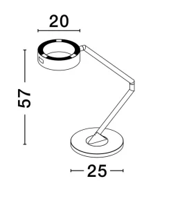 Lampa stołowa wewnętrzna ALMAY (LE44607) - Luces Exclusivas