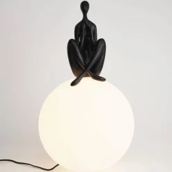 Lampa stołowa WOMAN-3 czarna 35 cm (ST-6020-C black) - Step into Design