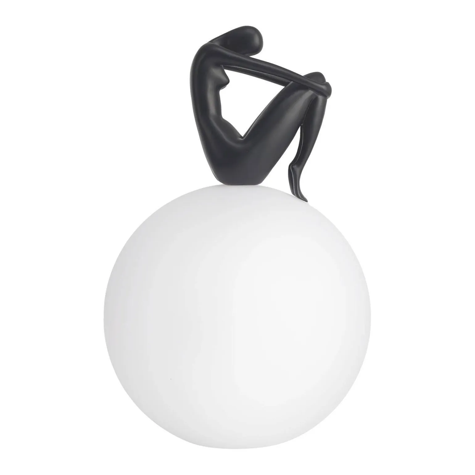 Lampa stołowa WOMAN-2 czarna 35 cm (ST-6020-B black) - Step into Design