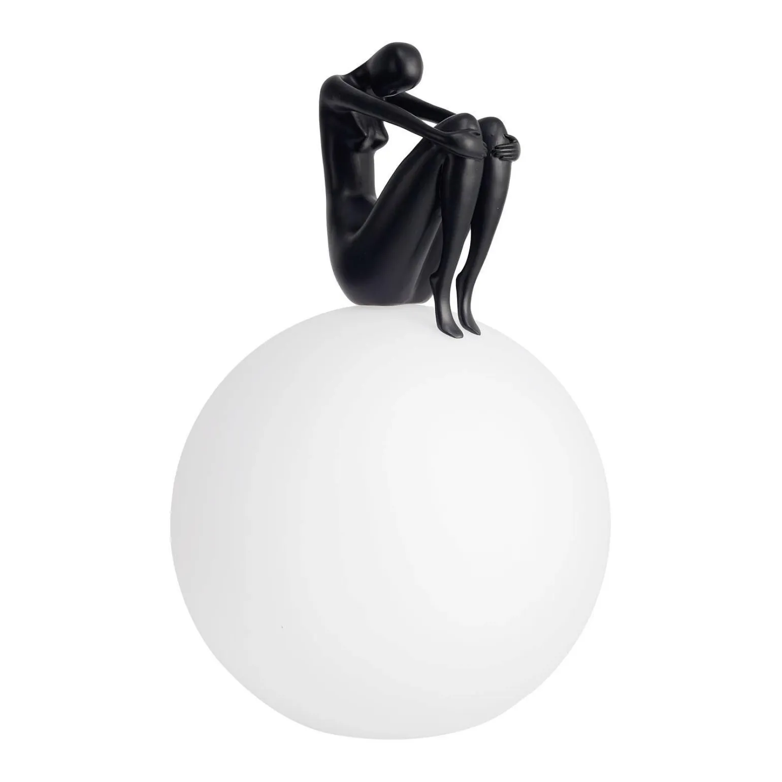 Lampa stołowa WOMAN-2 czarna 35 cm (ST-6020-B black) - Step into Design